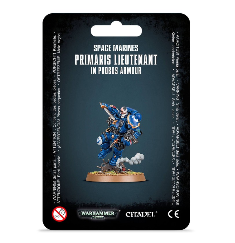 SPACE MARINES: PRIMARIS LIEUTENANT EN ARMADURA PHOBOS