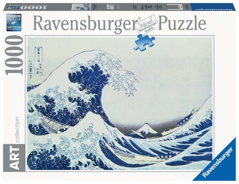 PUZZLE RAVENSBURGER LA GRAN OLA DE KANAGAWA DE 1000 PIEZAS