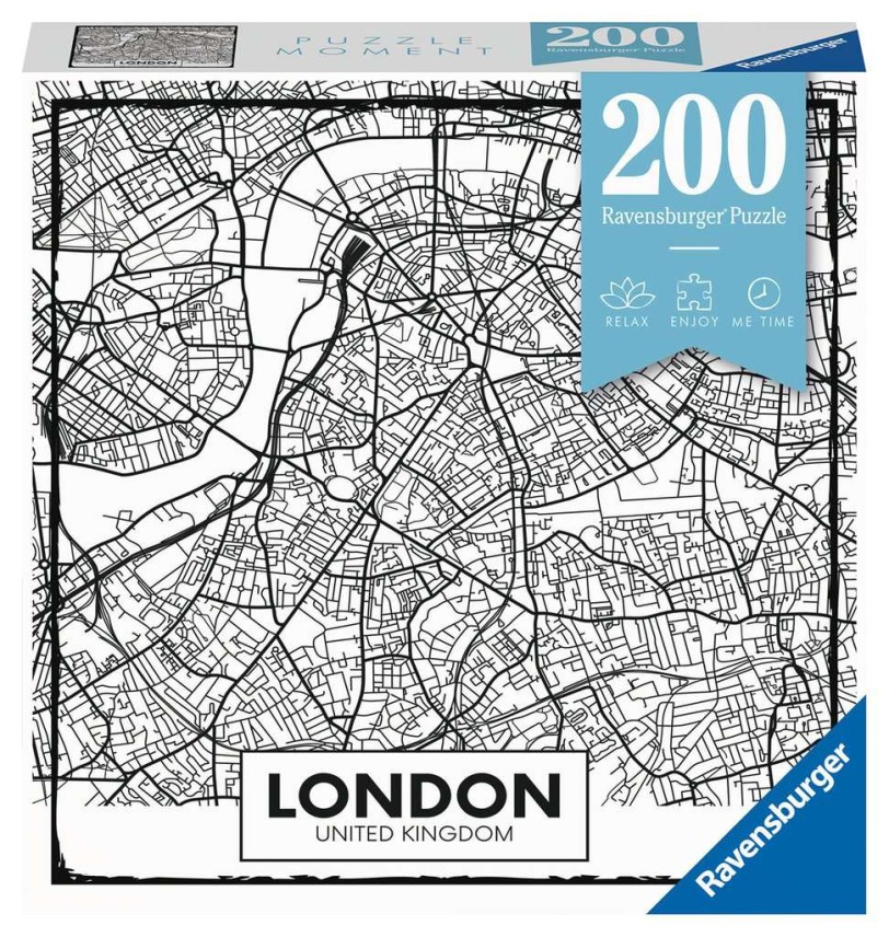 PUZZLE RAVENSBURGER 200P MAPA LONDRES