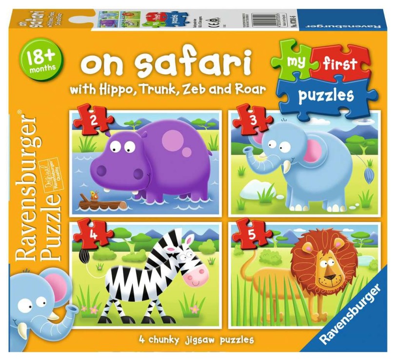 MY FIRST PUZZLES ON SAFARI - RAVENSBURGER