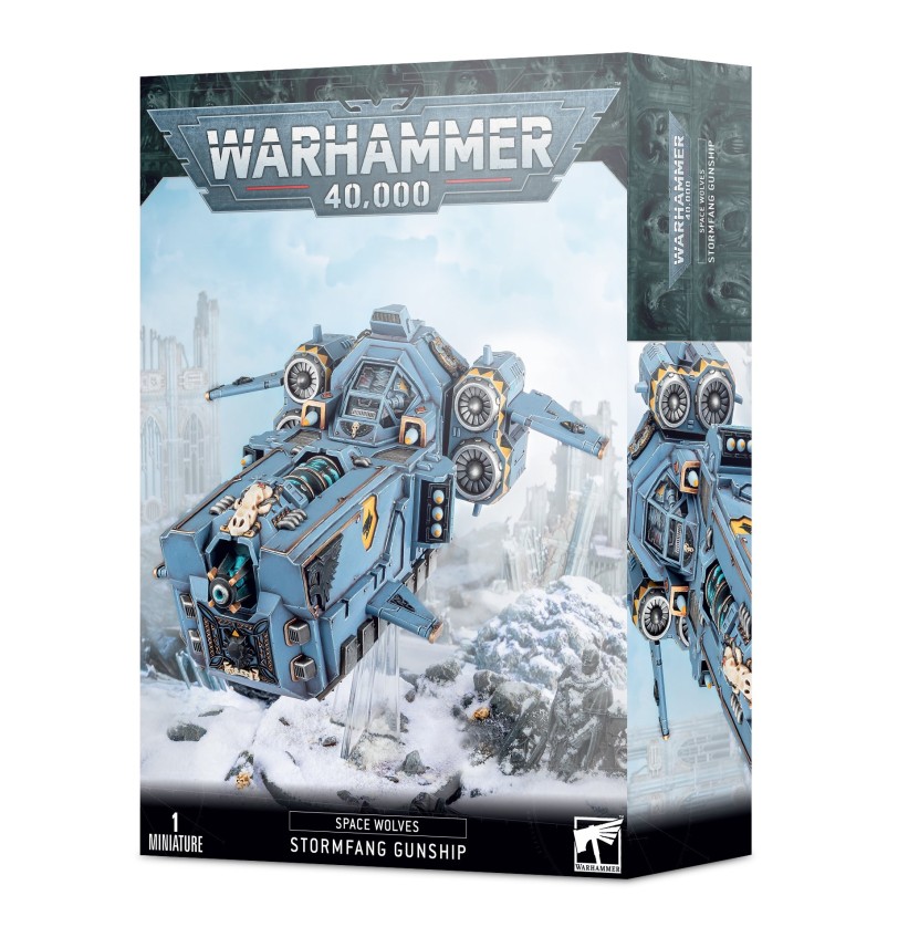 STORMFANG GUNSHIP SPACE WOLVES CAÑONERA LOBOS ESPACIALES