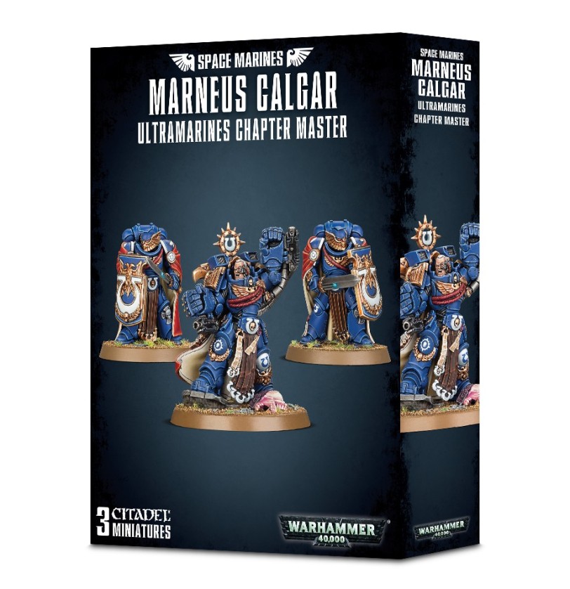 MARNEUS CALGAR CON GUARDIA DE HONOR ULTRAMARINES WARHAMMER 40000