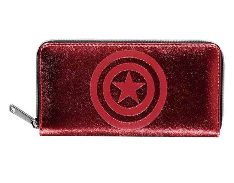 CARTERA CON CREMALLERA MARVEL LOGO AOP - GRUPO ERIK