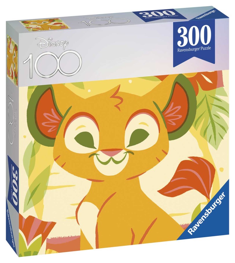 REY LEON DISNEY 100AÑOS. 300PZ PUZZLE -RAVENSBURGUER